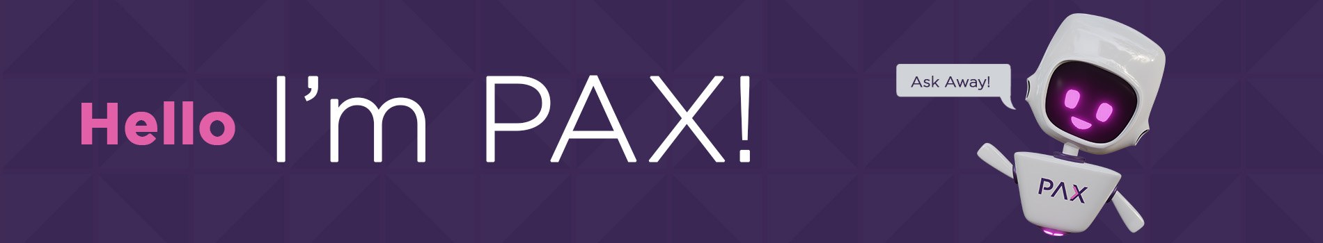 PAX bot banner