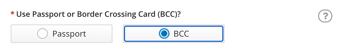 What is the Border Crossing Card (BCC) 